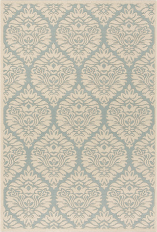 Safavieh Linden LND135K Aqua/Cream Area Rug main image