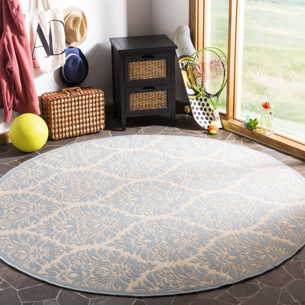 Safavieh Linden LND135L Cream/Aqua Area Rug – Incredible Rugs and Decor