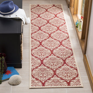 Safavieh Linden LND135Q Red/Creme Area Rug Lifestyle Image