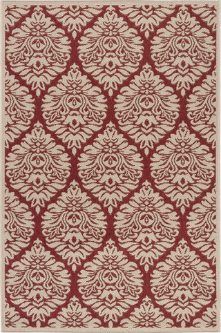 Safavieh Linden LND135Q Red/Creme Area Rug 4' Image