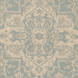 Safavieh Linden LND137K Aqua/Cream Area Rug 