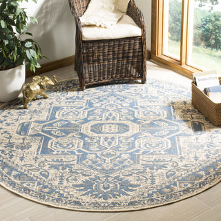 Safavieh Linden LND138M Blue/Creme Area Rug  Feature