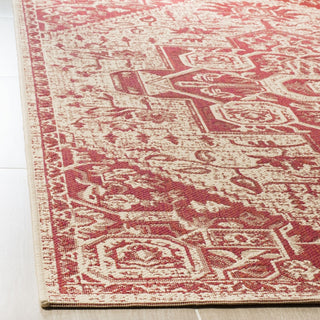 Safavieh Linden LND138Q Red/Creme Area Rug Detail Image