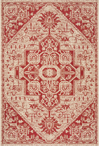 Safavieh Linden LND138Q Red/Creme Area Rug main image