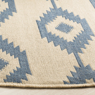 Safavieh Linden LND171M Blue/Creme Area Rug 