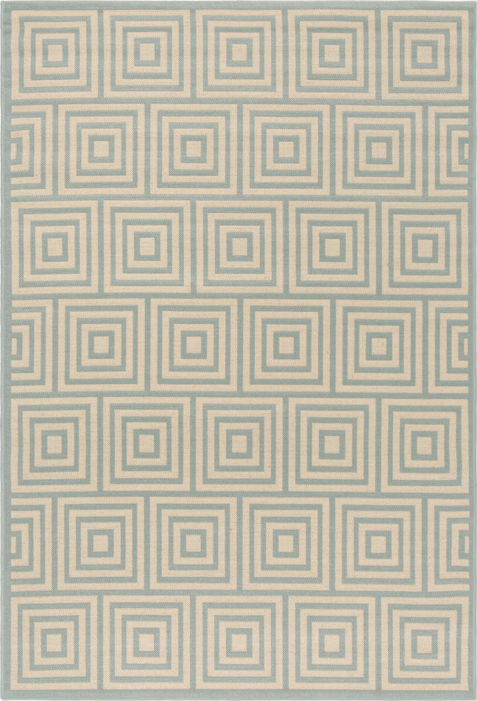 Safavieh Linden LND173L Cream/Aqua Area Rug main image