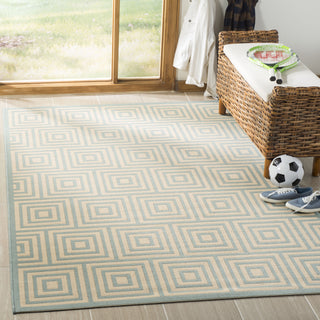 Safavieh Linden LND173L Cream/Aqua Area Rug  Feature