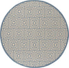 Safavieh Linden LND173N Cream/Blue Area Rug 