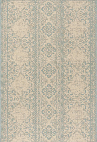 Safavieh Linden LND174K Aqua/Cream Area Rug main image