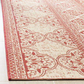 Safavieh Linden LND174Q Red/Creme Area Rug Detail Image