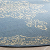 Safavieh Linden LND180N Cream/Blue Area Rug 
