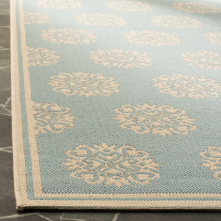 Safavieh Linden LND181K Aqua/Cream Area Rug 