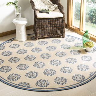 Safavieh Linden LND181M Blue/Creme Area Rug  Feature