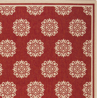 Safavieh Linden LND181Q Red/Creme Area Rug 