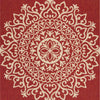 Safavieh Linden LND183Q Red/Creme Area Rug 