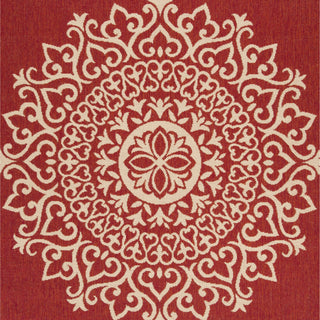 Safavieh Linden LND183Q Red/Creme Area Rug 