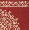 Safavieh Linden LND183Q Red/Creme Area Rug 