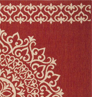 Safavieh Linden LND183Q Red/Creme Area Rug 