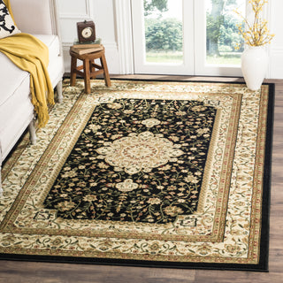 Safavieh Lyndhurst LNH213A Black/Ivory Area Rug  Feature