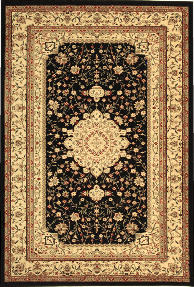 Safavieh Lyndhurst LNH213A Black/Ivory Area Rug main image