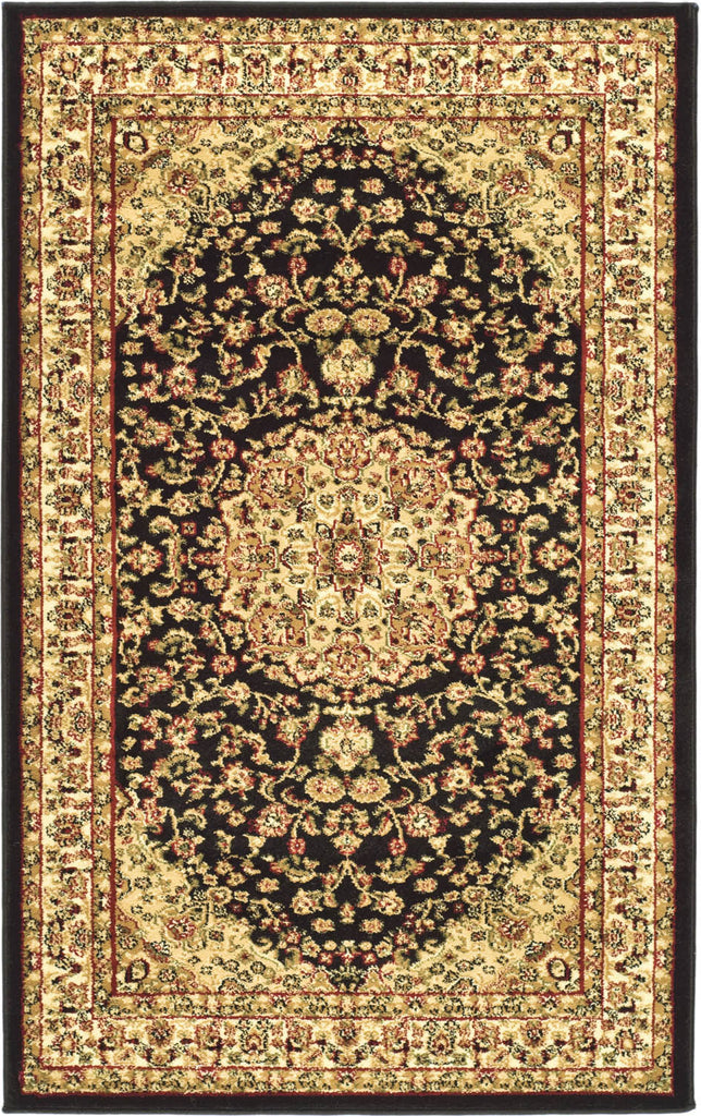 Safavieh Lyndhurst LNH222A Black/Ivory Area Rug main image