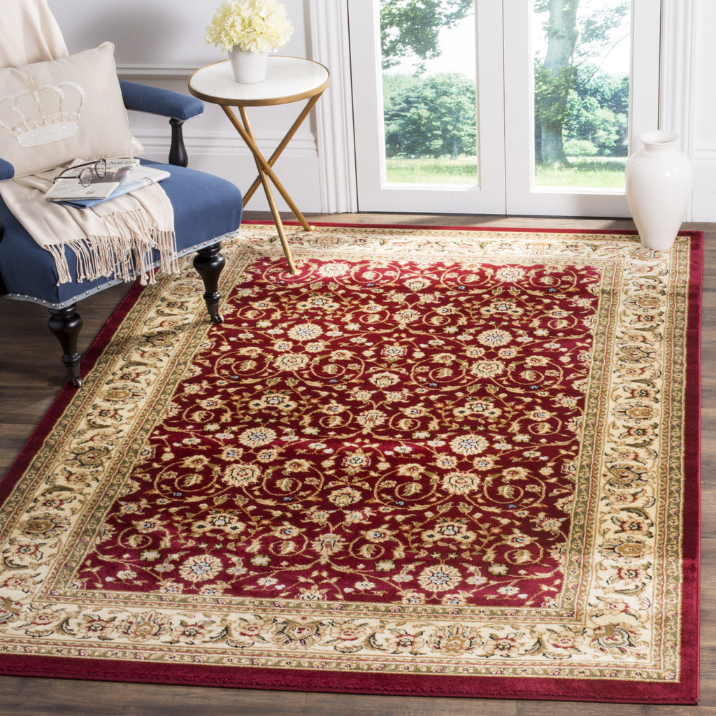 Safavieh Lyndhurst LNH312A Red/Ivory Area Rug  Feature