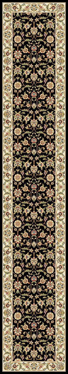 Safavieh Lyndhurst LNH316B Black/Ivory Area Rug 