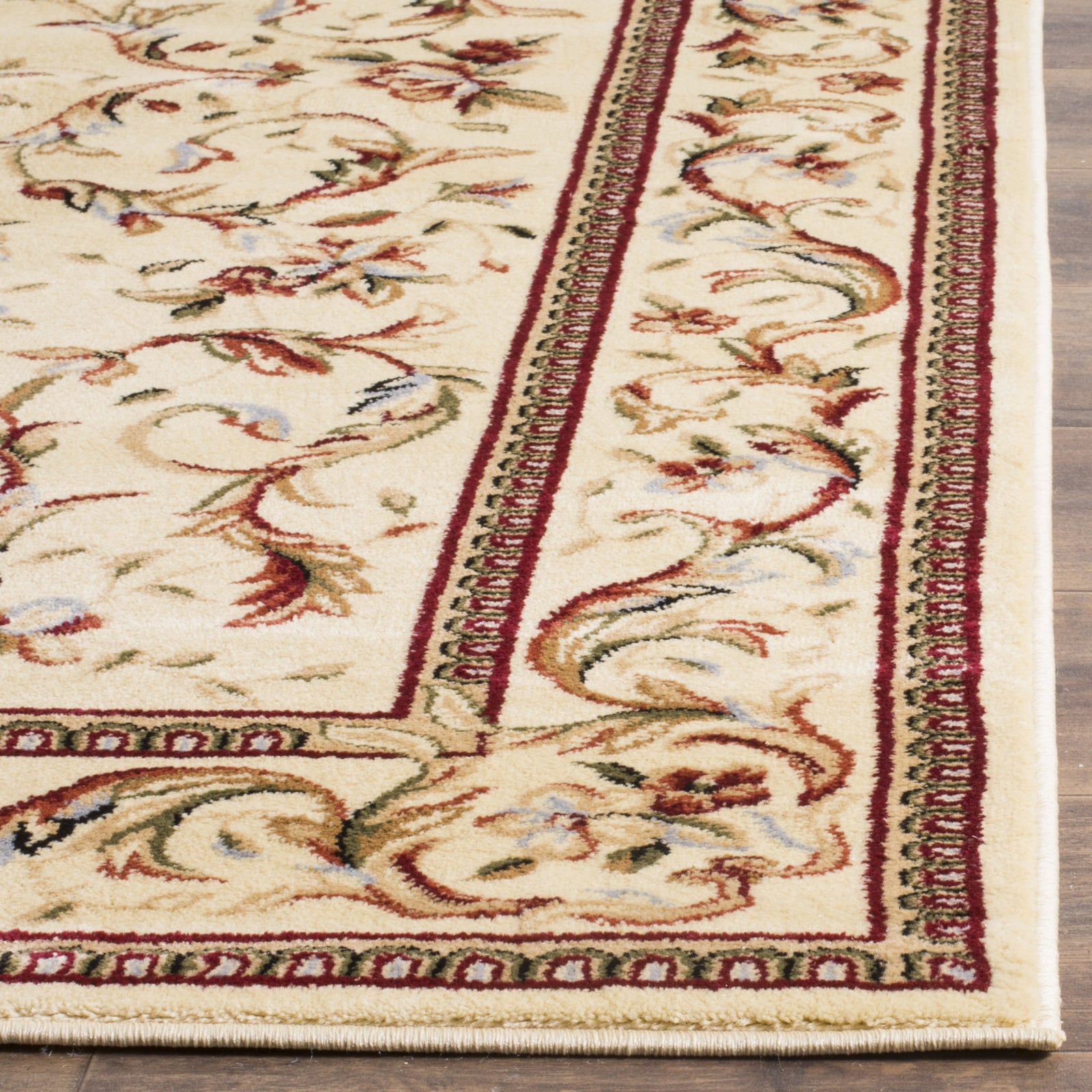 Safavieh Tappeto Rettangolare Lyndhurst Collection LNH322A - Motivi Tradizionali, Colore Avorio, 274 X 366 Cm (9x12 Ft)