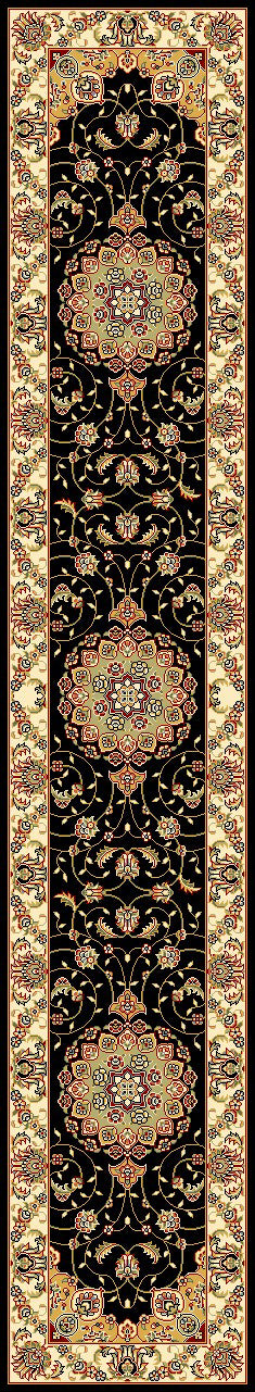 Safavieh Lyndhurst LNH329A Black/Ivory Area Rug 