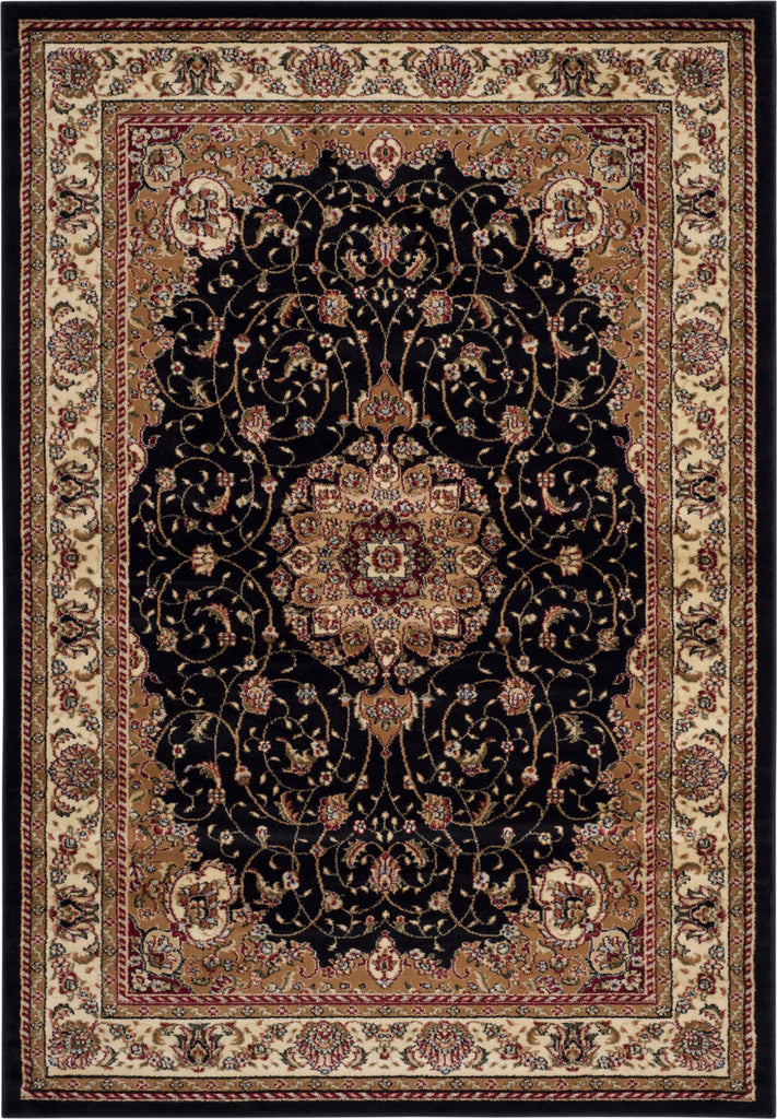 Safavieh Lyndhurst LNH329A Black/Ivory Area Rug main image