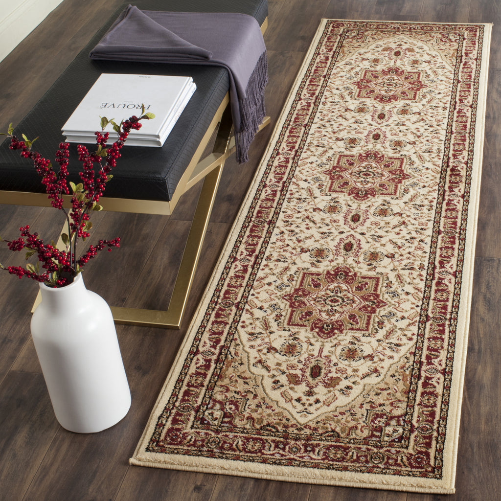 Safavieh Lyndhurst LNH330A Ivory/Red Area Rug  Feature