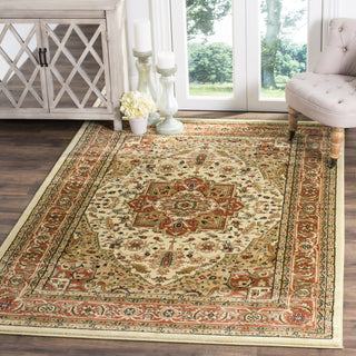 Safavieh Lyndhurst LNH330R Ivory/Rust Area Rug  Feature