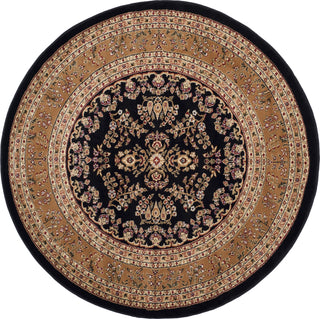 Safavieh Lyndhurst LNH331D Black/Tan Area Rug 