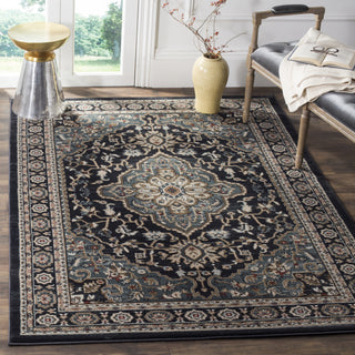 Safavieh Lyndhurst LNH338C Anthracite/Teal Area Rug  Feature