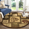 Safavieh Lyndhurst LNH554 Brown/Multi Area Rug 