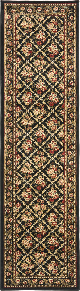 Safavieh Lyndhurst LNH556 Black/Black Area Rug 