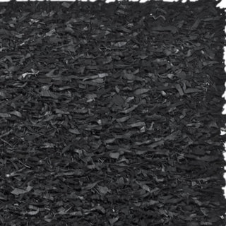 Safavieh Leather Shag LSG511 Black Area Rug 