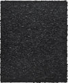 Safavieh Leather Shag LSG511 Black Area Rug 8' X 10'