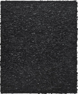 Safavieh Leather Shag LSG511 Black Area Rug Main