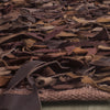 Safavieh Leather Shag LSG511 Saddle Area Rug Detail