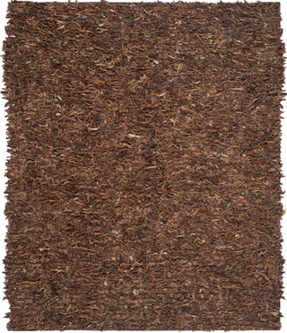 Safavieh Leather Shag LSG511 Saddle Area Rug main image