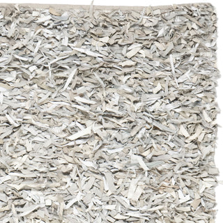 Safavieh Leather Shag LSG511 White Area Rug 