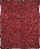 Safavieh Leather Shag LSG511 Red Area Rug Main