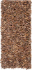 Safavieh Leather Shag LSG511 Brown Area Rug 6' X 9'