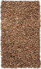 Safavieh Leather Shag LSG511 Brown Area Rug 3' X 5'
