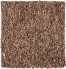 Safavieh Leather Shag LSG511 Brown Area Rug Square