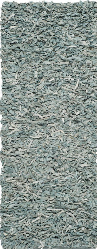 Safavieh Leather Shag LSG511 Light Blue Area Rug 2' 3'' X 6'