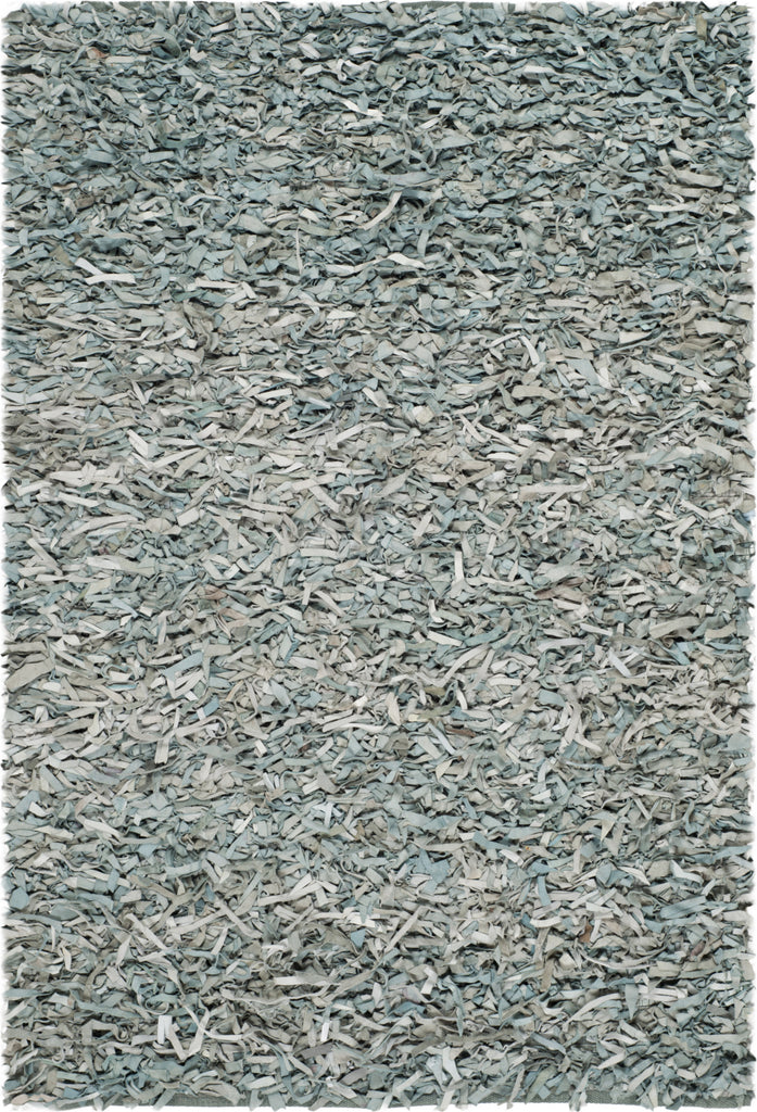 Safavieh Leather Shag LSG511 Light Blue Area Rug main image