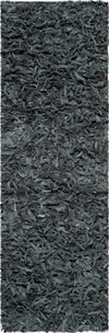 Safavieh Leather Shag LSG511 Grey Area Rug 2' 3'' X 9'