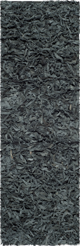 Safavieh Leather Shag LSG511 Grey Area Rug 